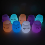 Mixed-Color Silicone Wine Cups