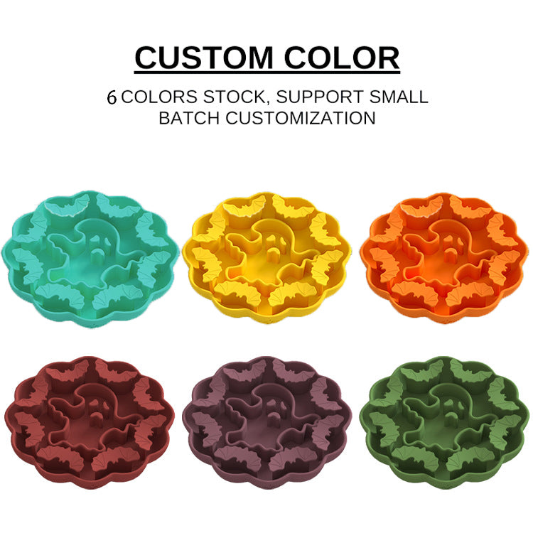 Halloween Silicone Slow Feeder Bowl for Dogs & Cats - image 5