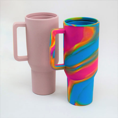 30oz portable stanley silicone cup with lid and straw - image 2