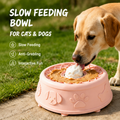 Interactive Silicone Slow Feeder Bowl for Dogs & Cats