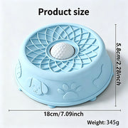 Interactive Silicone Slow Feeder Bowl for Dogs & Cats