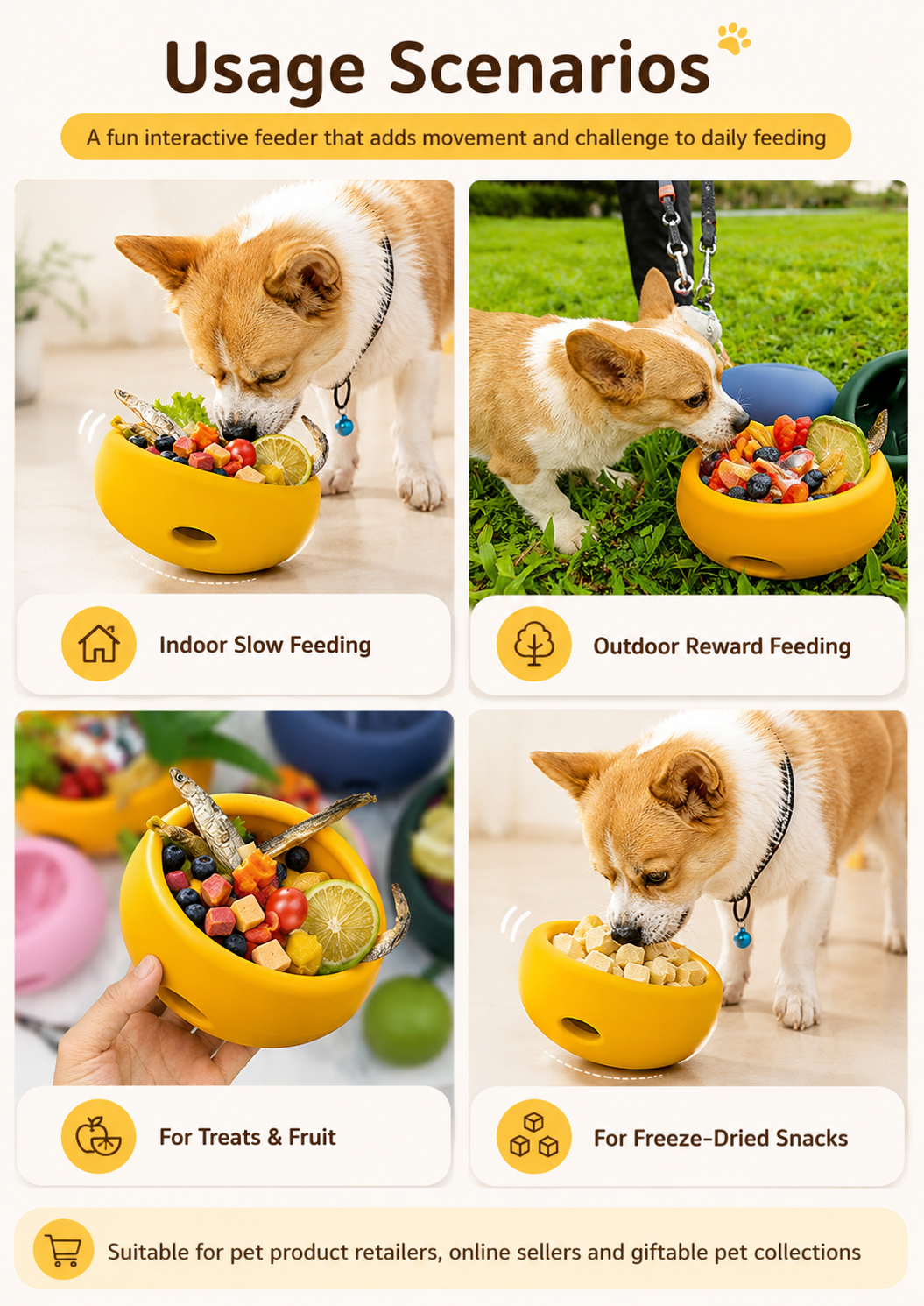 Large Multifunctional Silicone Slow Feeder Mat for Dogs & Cats - image 4