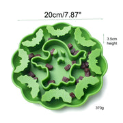 Halloween Silicone Slow Feeder Bowl for Dogs & Cats