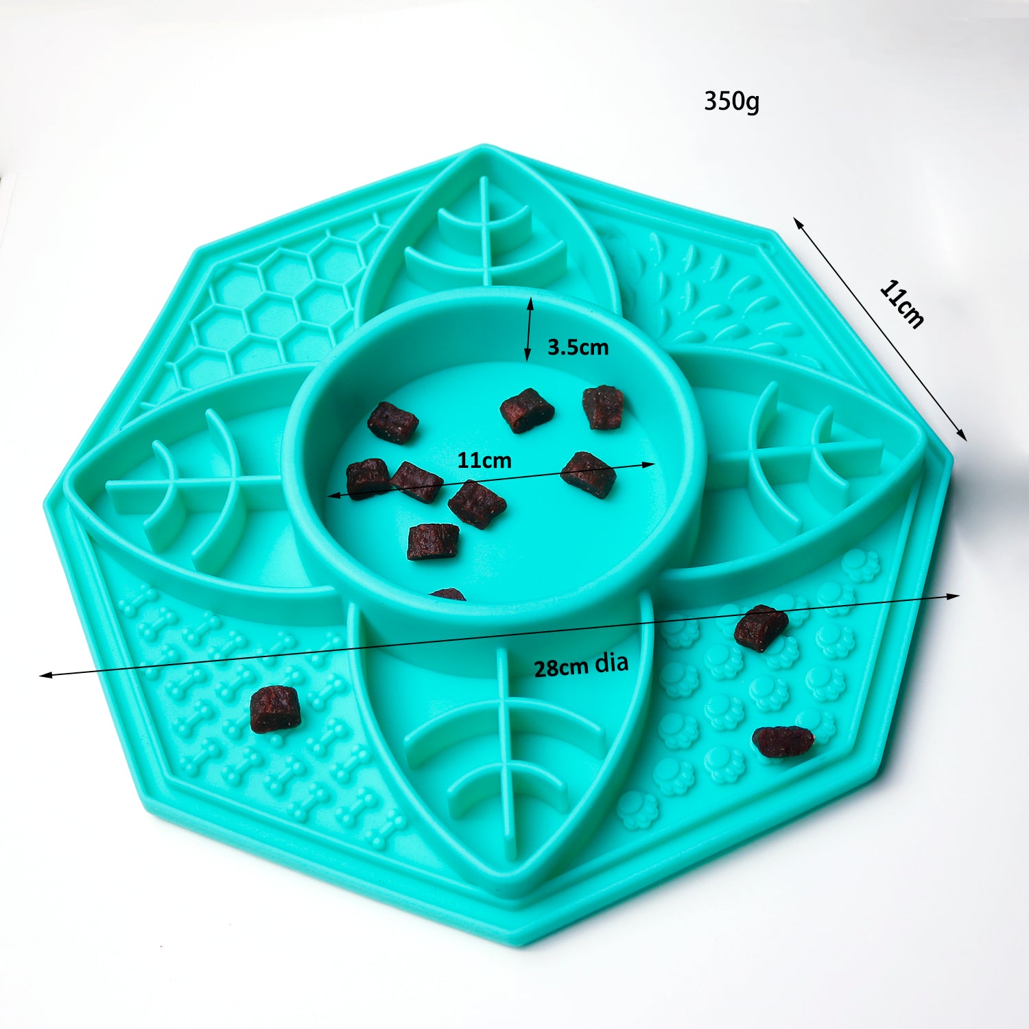 Large Multifunctional Silicone Slow Feeder Mat for Dogs & Cats - image 3