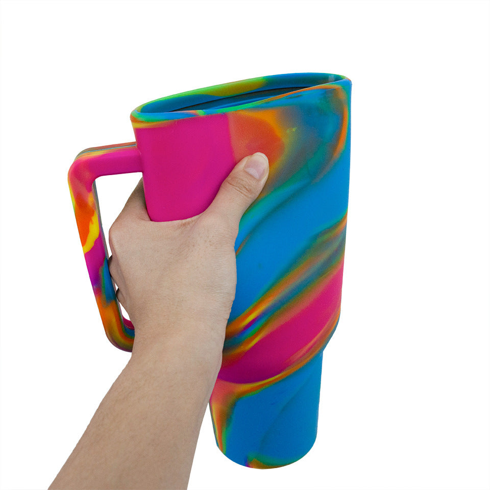 30oz portable stanley silicone cup with lid and straw - image 3