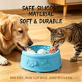 New Arrival! High-Quality Anti-Choking Silicone Pet Slow Feeder Bowl, BPA Free, for Dogs & Cats with Interactive Lick Ball