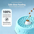 Interactive Dog Lick Bowl with Central Rotating Ball