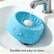Interactive Silicone Slow Feeder Bowl for Dogs & Cats