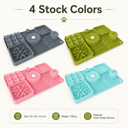 Extra-Large 7-in-1 Silicone Dog Slow Feeder Bowl & Lick Mat
