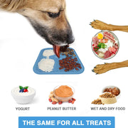 21cm Large Multifunctional Silicone Slow Feeder Mat for Dogs & Cats