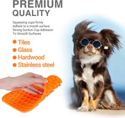 21cm Large Multifunctional Silicone Slow Feeder Mat for Dogs & Cats